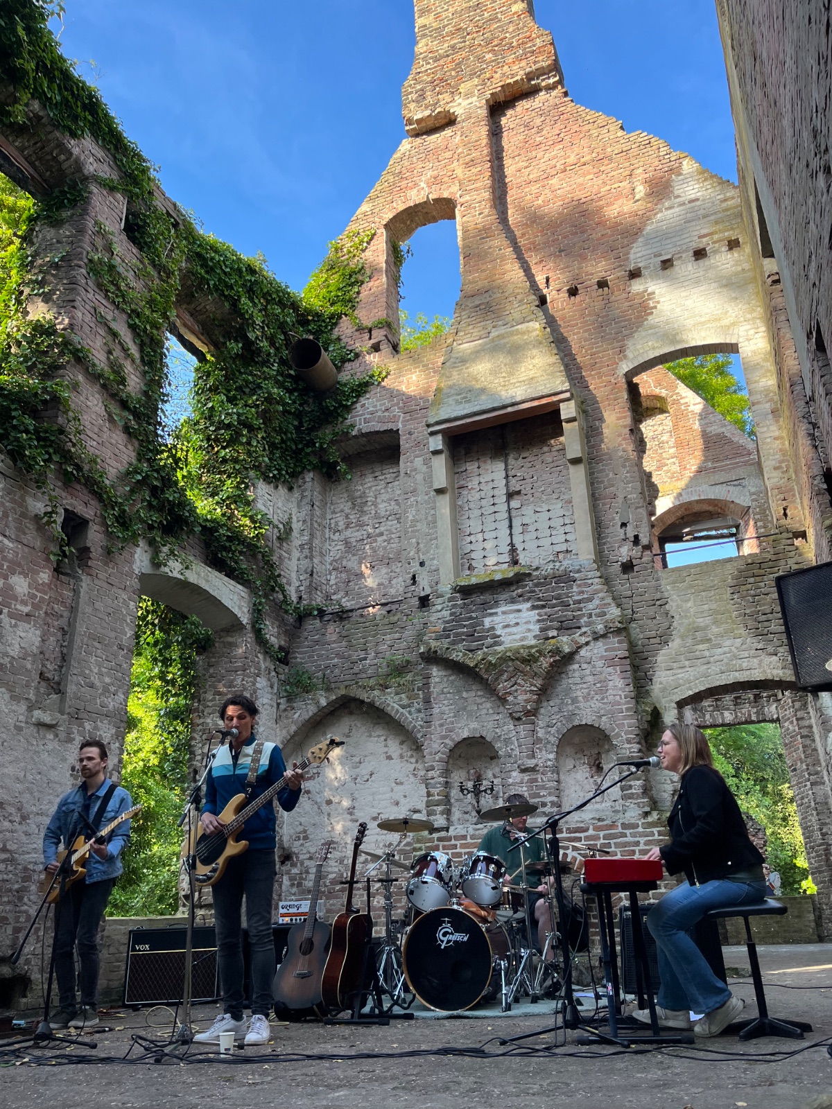 Live muziek onder de toren